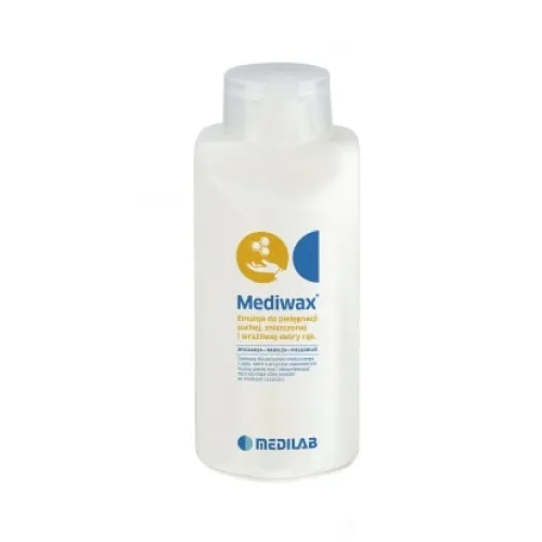 MEDILAB MEDIWAX 500 ml Emulsja Do Rąk I Ciała Z Woskiem Pszczelim