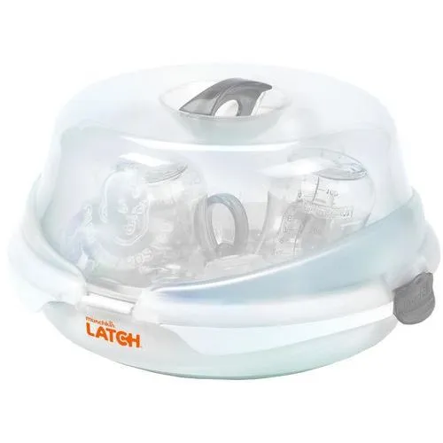 MUNCHKIN LATCH 120ml Zestaw Butelek Z Mikrofalowym Sterylizatorem, 2 szt