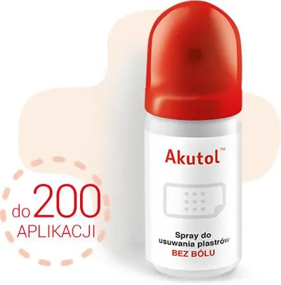 AKUTOL 35 ml Spray Do Usuwania Plastrów, Łatwe I Bezbolesne Usuwanie Plastrów