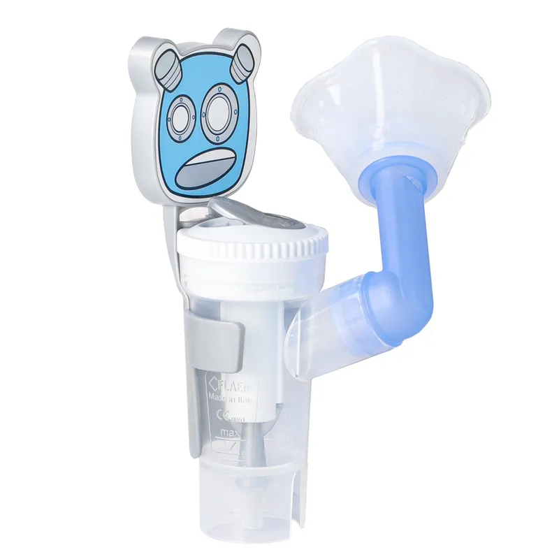 FLAEM CLIP Nakładka Na Nebulizator, Ozdobna Nakładka Dla Dzieci, Laleczka Lub Robot
