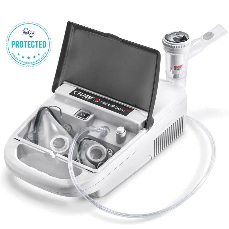 FLAEM NEBULFLAEM 4.0 Profesjonalny Inhalator Pneumatyczno-Tłokowy, 4 Tryby Pracy
