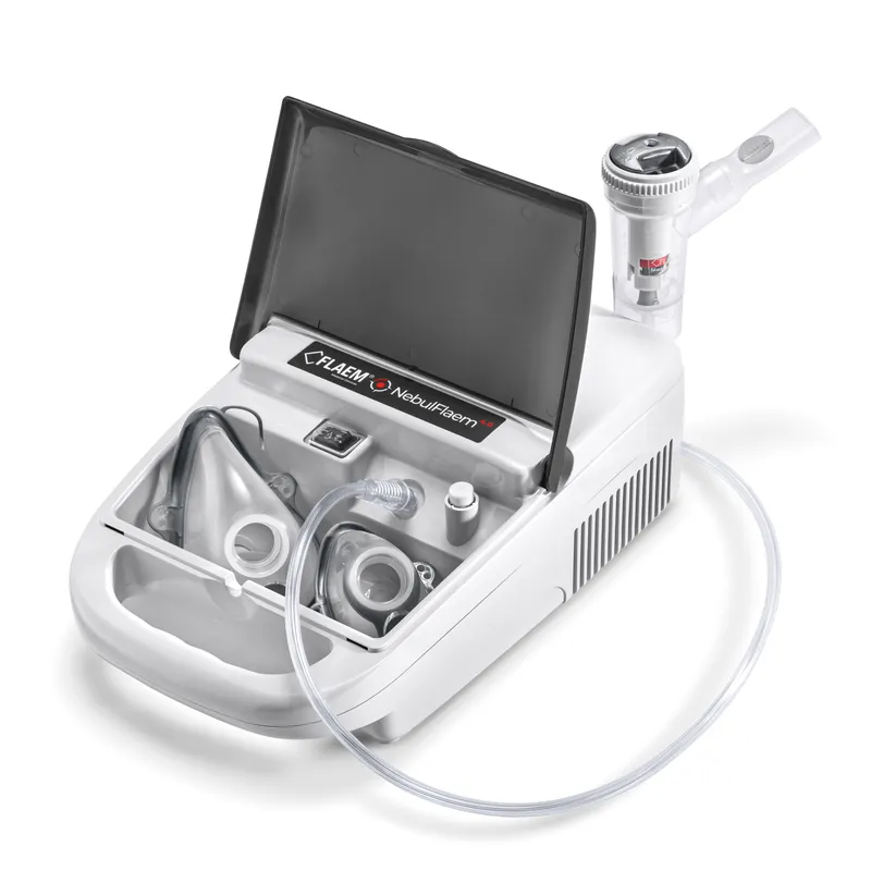 FLAEM NEBULFLAEM 4.0 Profesjonalny Inhalator Pneumatyczno-Tłokowy, 4 Tryby Pracy