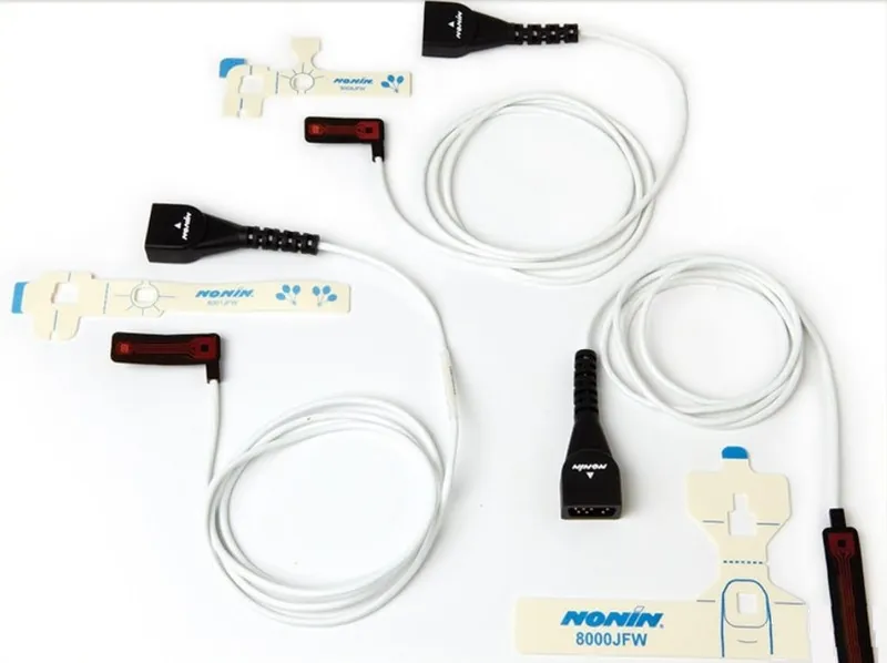 NONIN 8000J Sensor FLEX Pulsoksymetru Dla Niemowląt, Silikonowy, Długość Kabla 1 m