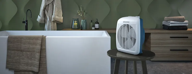 OLIMPIA SPLENDID CALDO RELAX Termowentylator, Pastelowy Akcent, Kompaktowy