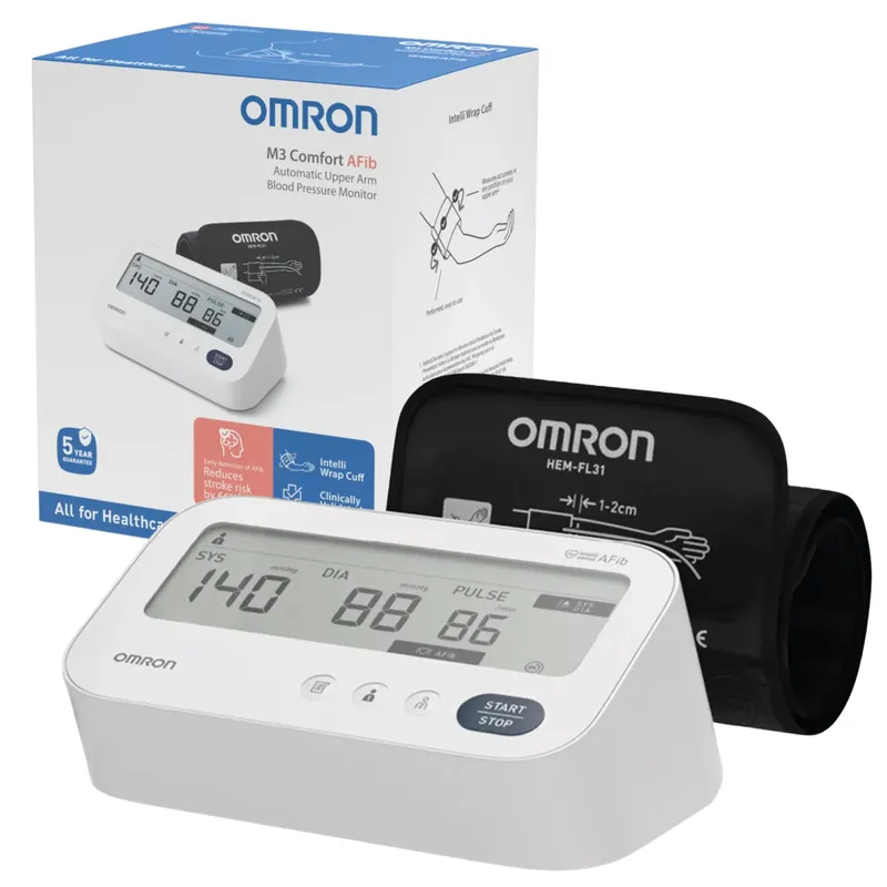 OMRON M3 Comfort AFIB HEM-7196-FLE Ciśnieniomierz Naramienny