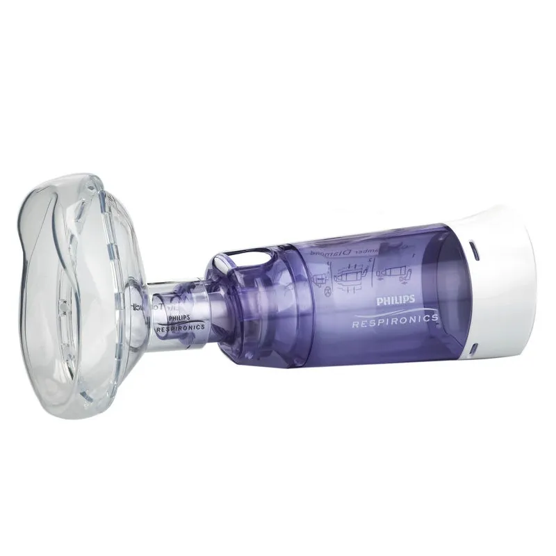 PHILIPS RESPIRONICS OPTICHAMBER DIAMOND Komora Inhalacyjna Ze Średnią Maską