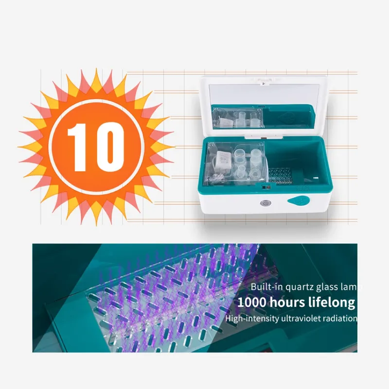 TOPSON Pudełko Do Dezynfekcji Maseczek Wielorazowych I Masek CPAP BiPAP, Ozonator