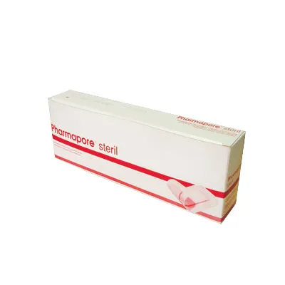 PHARMAPLAST PHARMAPORE 10 × 10 cm Opatrunek Samoprzylepny Jałowy Włókninowy