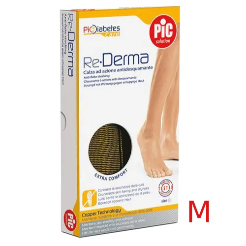 PIC SOLUTION RE DERMA M Podkolanówki Męskie Dla Diabetyków, Bezuciskowe