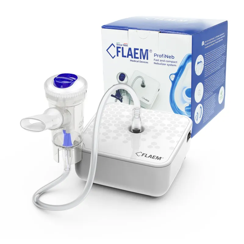 FLAEM PROFINEB NEW Energooszczędny, Ultracichy Inhalator Pneumatyczno-Tłokowy