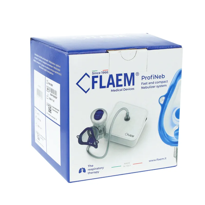 FLAEM PROFINEB NEW Energooszczędny, Ultracichy Inhalator Pneumatyczno-Tłokowy