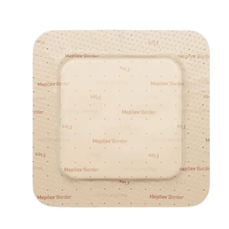 MÖLNLYCKE MEPILEX BORDER FLEX 12,5 x 12,5 cm Opatrunek Chłonny Piankowy, 5 szt