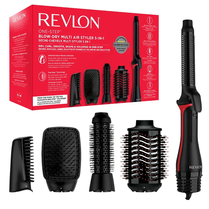 REVLON RVDR5371 ONE-STEP BLOW-DRYE Suszarko-Lokówka 5w1 Do Stylizacji I Objętości