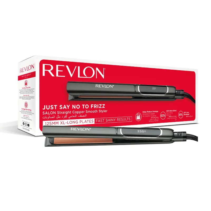 REVLON RVST2175 SALON Prostownica Ceramiczna Do Włosów, Płytki XL