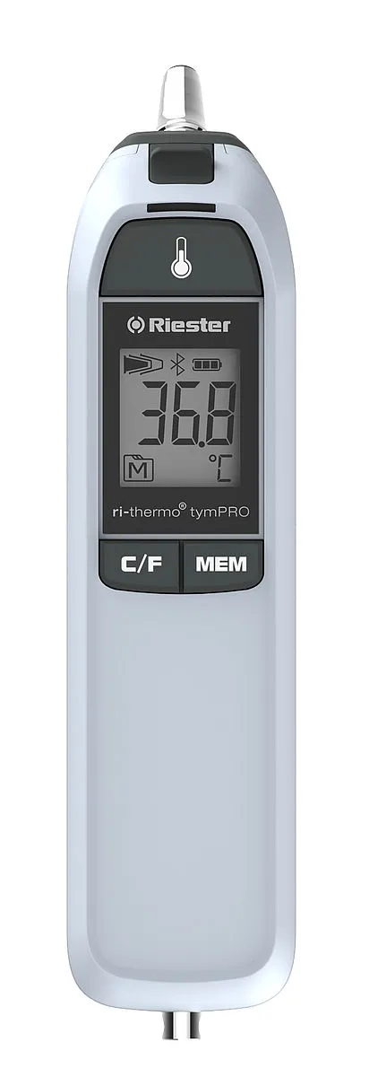 RIESTER RI-THERMO TYMPRO+ Profesjonalny Termometr Na Podczerwień Do Ucha