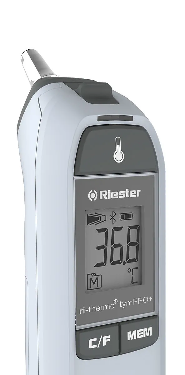 RIESTER RI-THERMO TYMPRO+ Profesjonalny Termometr Na Podczerwień Do Ucha