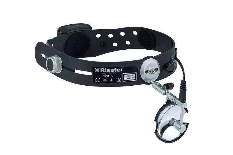 RIESTER CLAR N 6072 Lampa Czołowa LED Z Lustrem Ø55 mm, Bateryjna