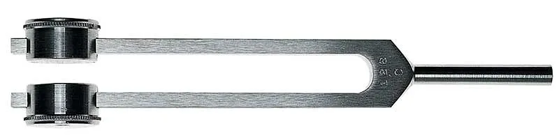 RIESTER Stroik Laryngologiczny C 128 Hz, Aluminiowy, Z Ciężarkami
