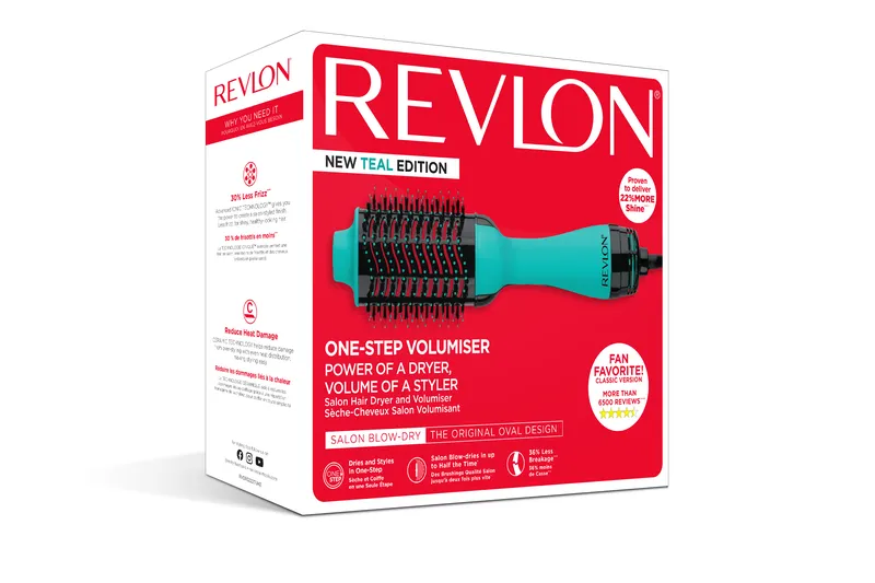 REVLON RVDR5222T ONE-STEP HAIR TEAL Suszarko-Lokówka REVLON W Kolorze Morskim
