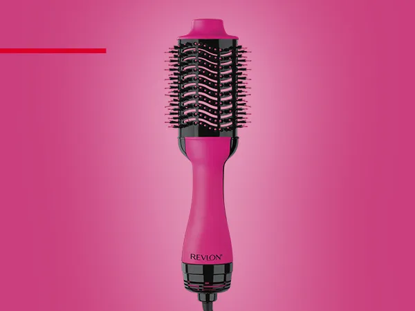 REVLON RVDR5222 PINK Suszarko-Lokówka Do Włosów, Owalna Szczotka, Jonizacja