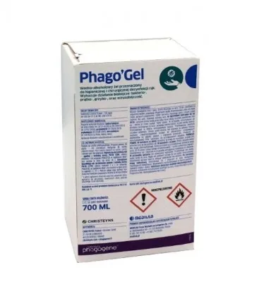 MEDILAB STERISOL PHAGO 700 ml Żel Do Higienicznej I Chirurgicznej Dezynfekcji Rąk