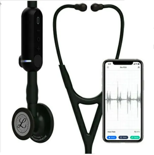 LITTMANN 3m CARDIOLOGY IV CORE DIGITAL Stetoskop Elektroniczny Cyfrowy - CZARNY