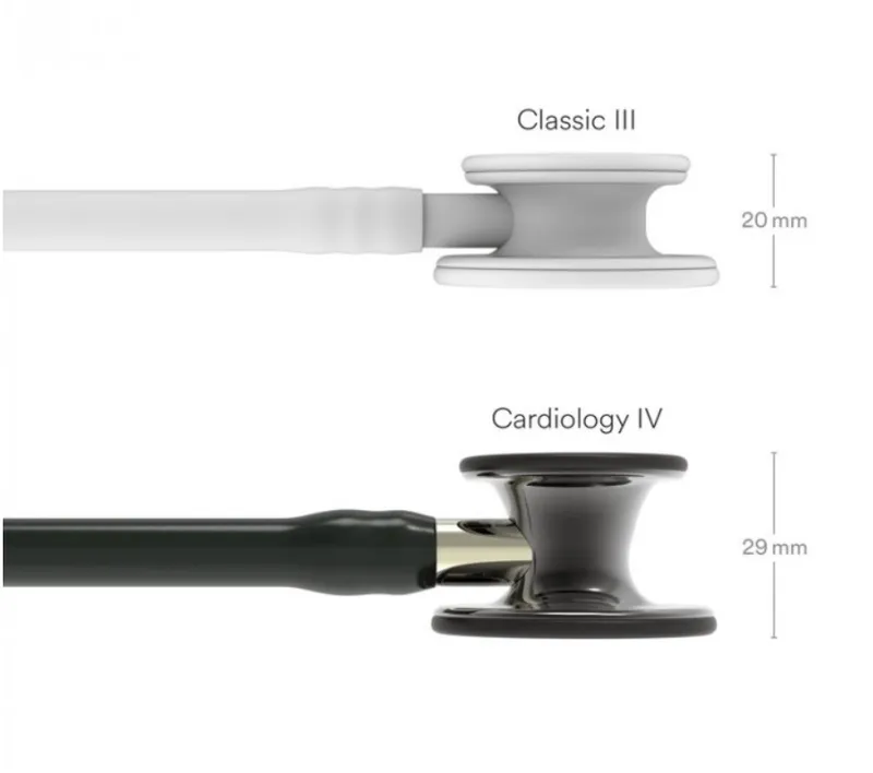 LITTMANN CARDIOLOGY IV 6204 HIGH POLISH SMOKE BLACK GOLD Stetoskop Kardiologiczny