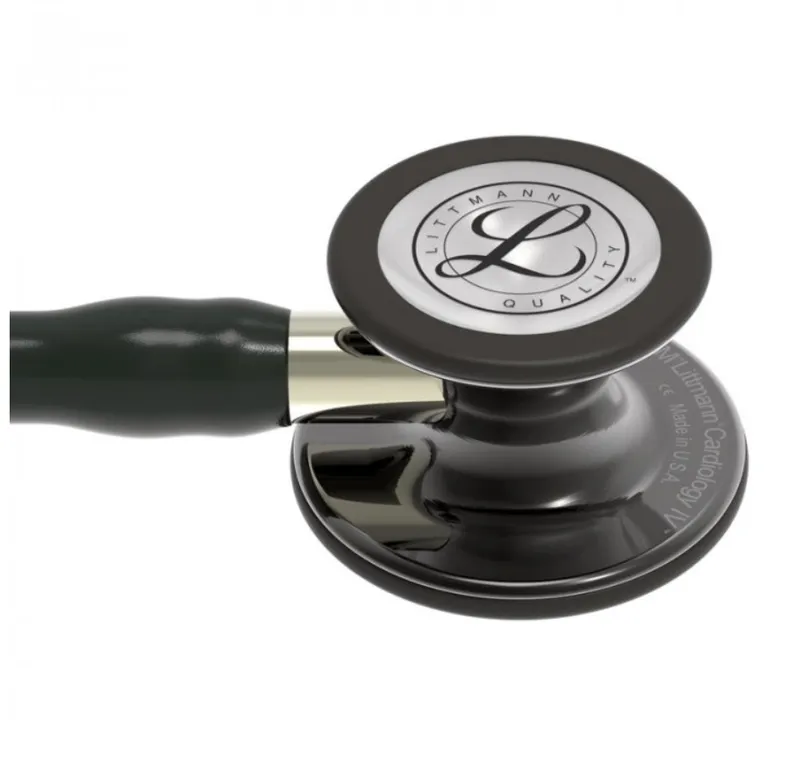 LITTMANN CARDIOLOGY IV 6204 HIGH POLISH SMOKE BLACK GOLD Stetoskop Kardiologiczny