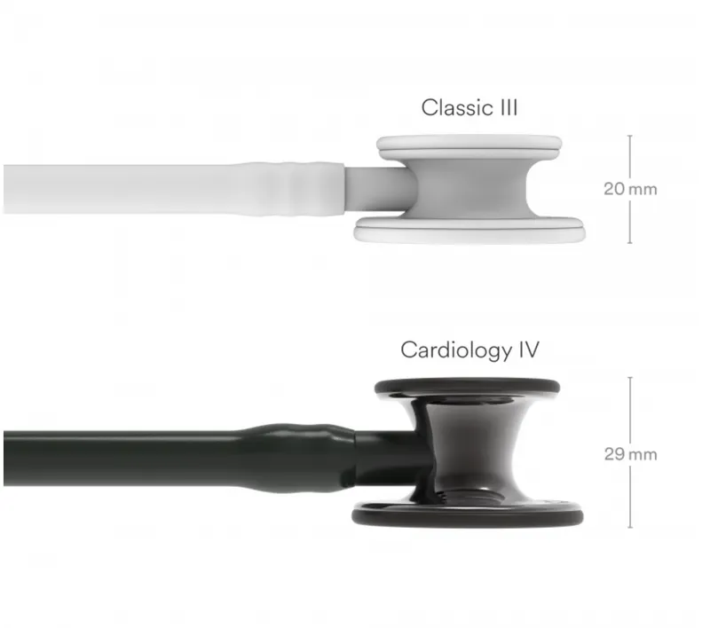 LITTMANN CARDIOLOGY IV 6232 HIGH POLISH SMOKE-FINISH BLACK Stetoskop Kardiologiczny