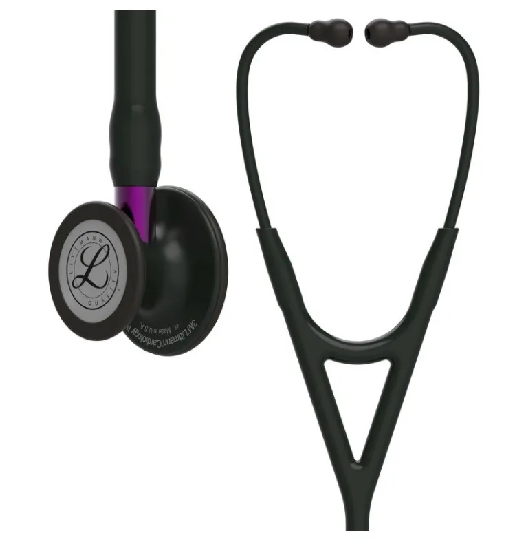 LITTMANN CARDIOLOGY IV 6203 BLACK-FINISH BLACK PURPLE Stetoskop Kardiologiczny