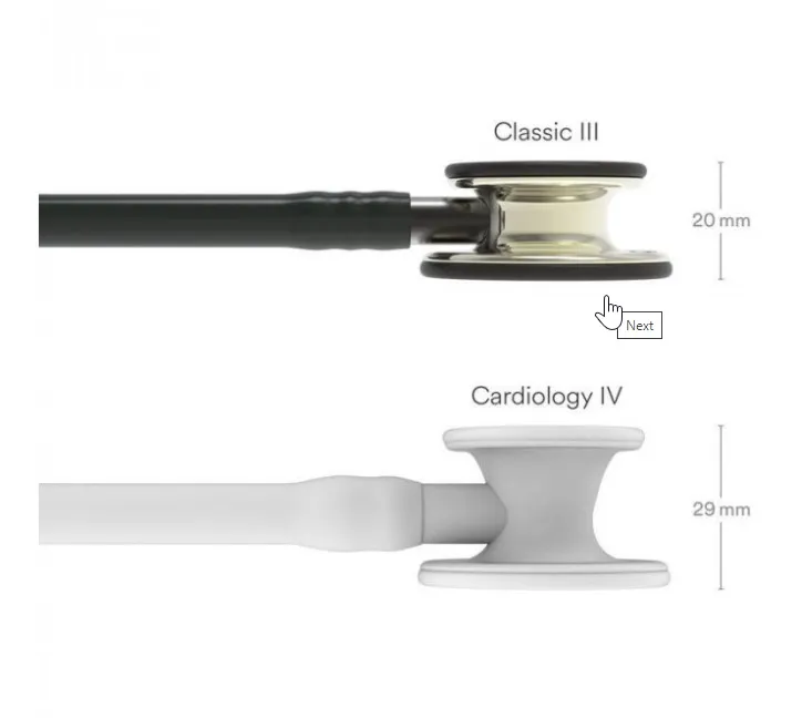 LITTMANN CLASSIC III 5861 CHAMPAGNE-FINISH BLACK Stetoskop Internistyczny
