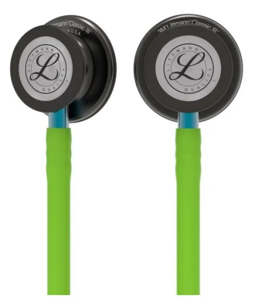 LITTMANN CLASSIC III 5875 SMOKE LIME BLUE Stetoskop Internistyczny