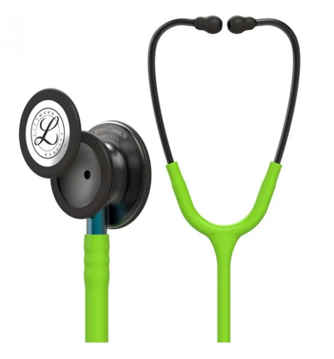 LITTMANN CLASSIC III 5875 SMOKE LIME BLUE Stetoskop Internistyczny