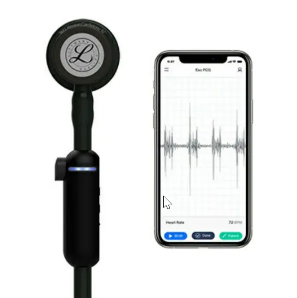 LITTMANN 3m CARDIOLOGY IV CORE DIGITAL Stetoskop Elektroniczny Cyfrowy - CZARNY
