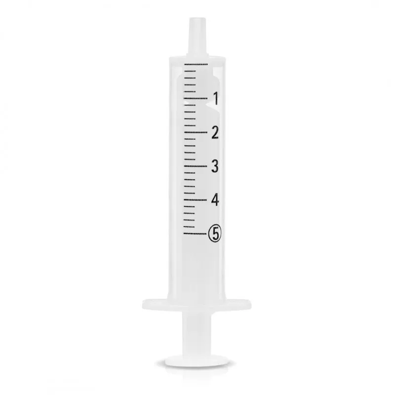 SOL-M 5 ml Strzykawka Doustna, Przezroczysta, 100 szt