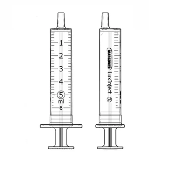 MARGOMED 5 ml Strzykawka Dwuczęściowa, Jednorazowa, 100 szt