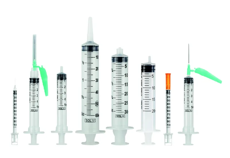 SOL-M 50/60 ml Strzykawka Trzyczęściowa Luer Mimośrodowa, Sterylna, 30 szt
