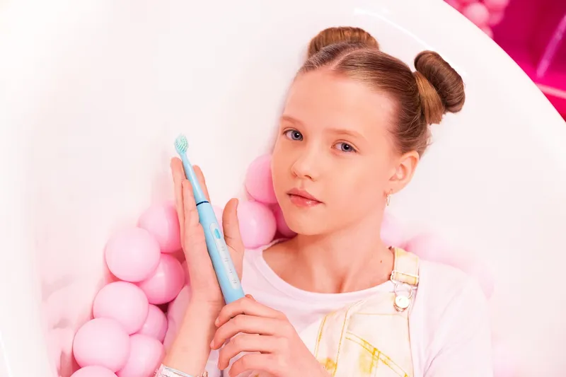 VITAMMY SPLASH PINKISH Szczoteczka Soniczna Dla Dzieci 8+, 60 000 Drgań/Min