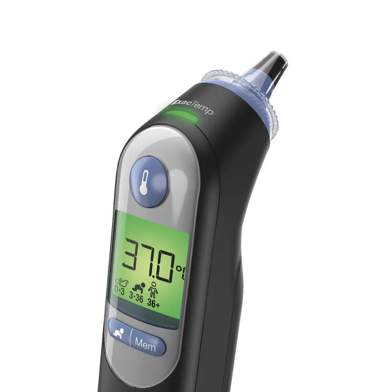 BRAUN THERMOSCAN® 7 IRT6520 BLACK Termometr Do Ucha Z Age Precision, Podświetlany Wyświetlacz