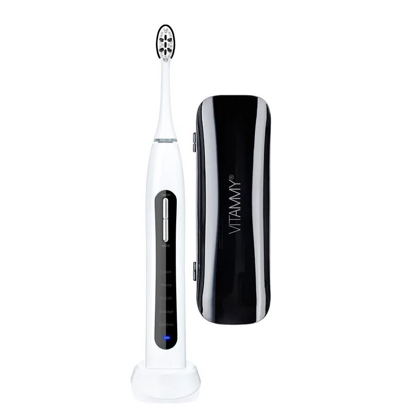 VITAMMY ONYX Szczoteczka Soniczna Do Zębów Z Polerowaniem I 5 Trybami, 96000 Drg/Min