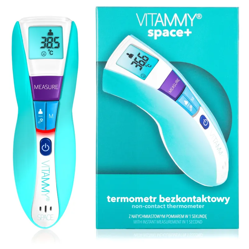 VITAMMY SPACE+ Termometr Bezdotykowy Do Szybkiego I Precyzyjnego Pomiaru