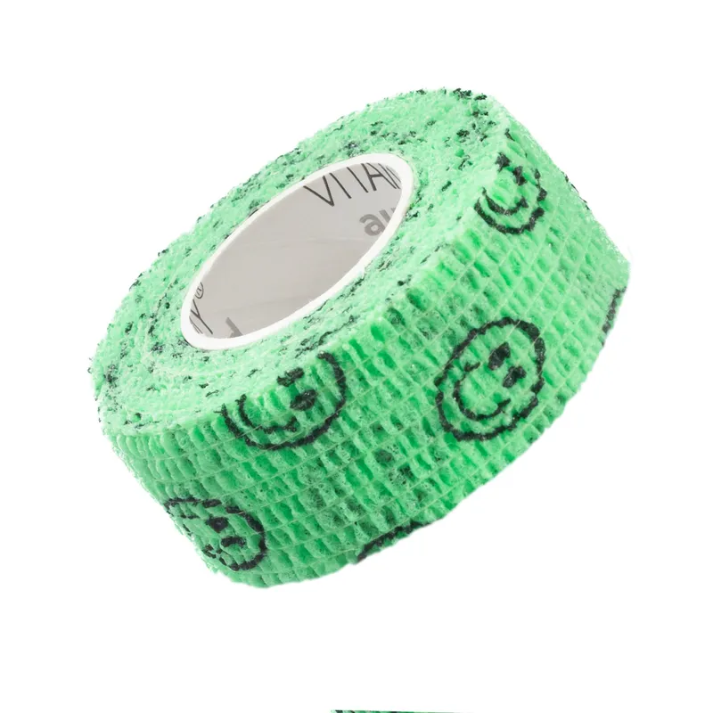 VITAMMY AUTOBAND ZIEL. BUŹKI 2,5cm X 450cm Elastyczny Bandaż Kohezyjny Samoprzylepny