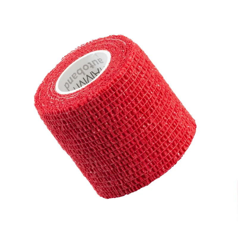 VITAMMY AUTOBAND 5cm X 450cm Elastyczny Bandaż Kohezyjny Samoprzylepny - CZERWONY