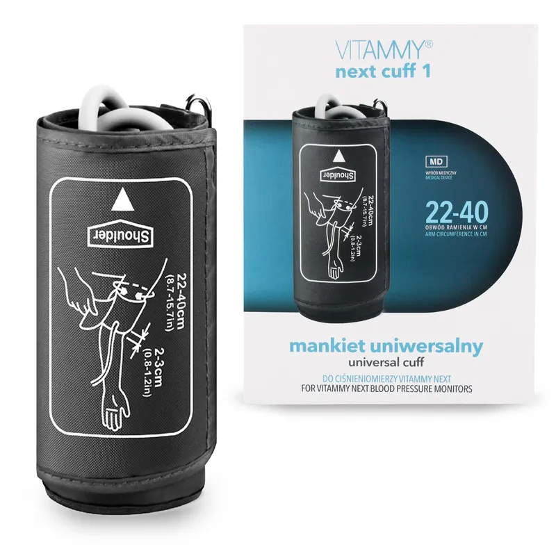 VITAMMY NEXT CUFF 1 Mankiet Uniwersalny Do Ciśnieniomierzy Naramiennych 22-40CM