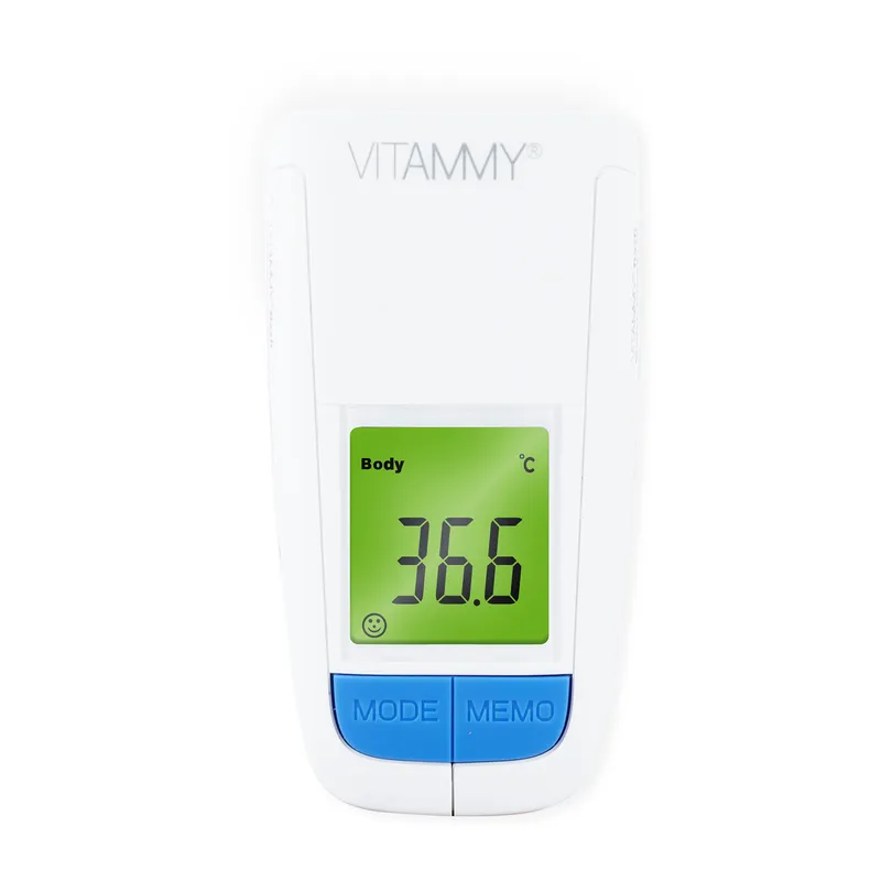 VITAMMY FLASH Termometr Bezdotykowy, 2 Tryby Pomiaru, Ekran Z Podświetleniem