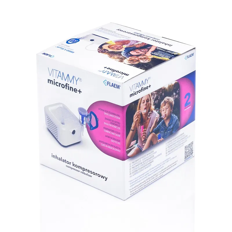 VITAMMY MICROFINE+ BY FLAEM Inhalator Kompresorowy, Skuteczny I Trwały