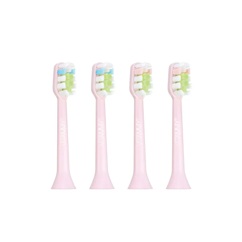 VITAMMY SYMPHONY/VIVO KOŃCÓWKI 4szt. PINK Do Szczoteczki Sonicznej Do Zębów