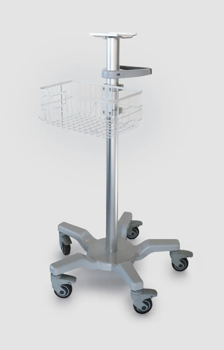 AXCENT MEDICAL CETUS XL Stolik 5-KOŁOWY Pod Kardiomonitor Z Koszykiem