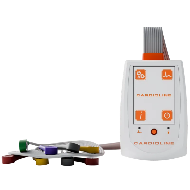 CARDIOLINE WALK400H CLICKHOLTER Holter EKG 12-KANAŁOWY, Rejestracja Do 7 Dni, LCD