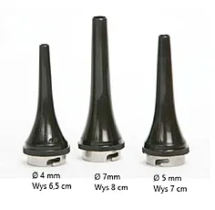 GIMA Zestaw 3 Wzierników Do Otoskopu Parker, Weterynaryjne Ø 4/5/7 mm, Autoklawowalne